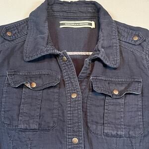 Daughters of the Liberation Anthro Size 14 Utility Military Jacket 100% Cotton